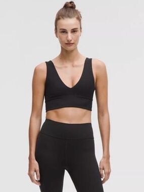 Lululemon Align V-Neck Bra Black Size 4 A/B Cups NWT